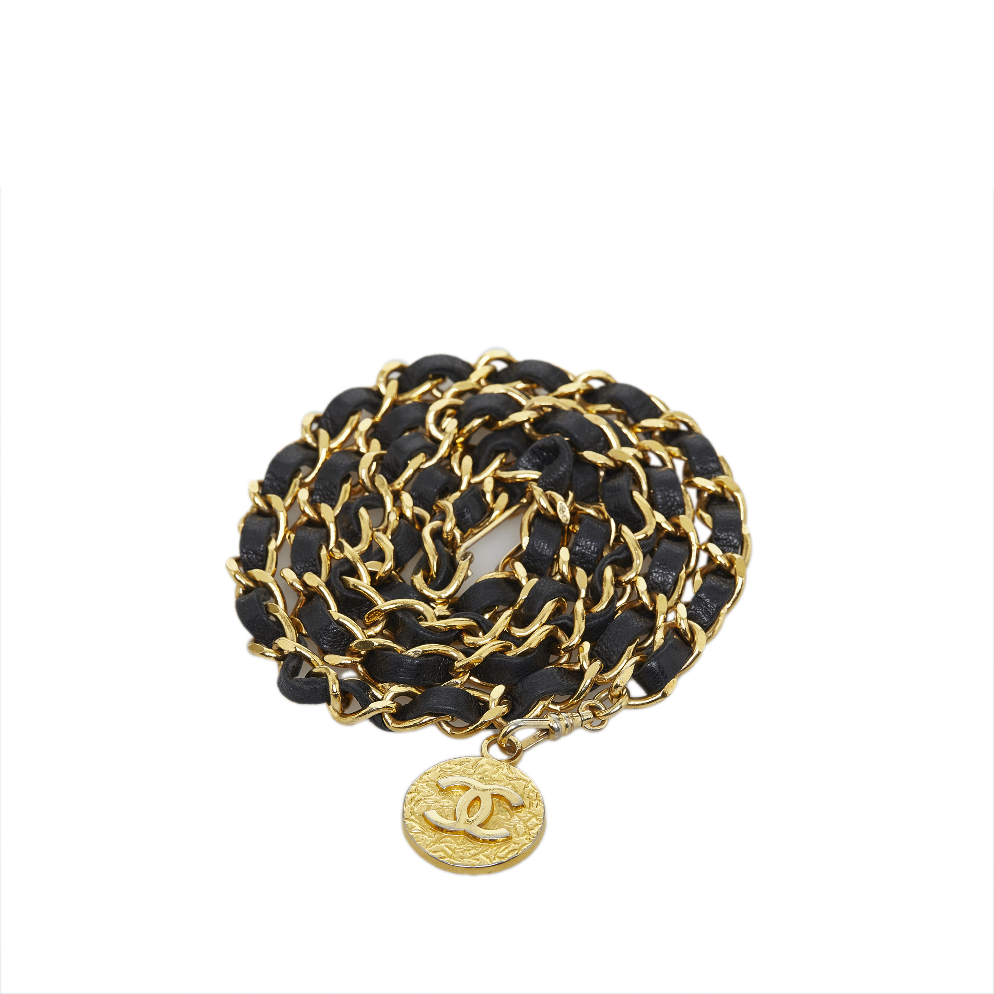 Pre-Loved Chanel Cc Chain-Link Belt